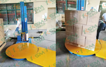 卡斯曼電子行業(yè)纏繞機(jī)包裝案例