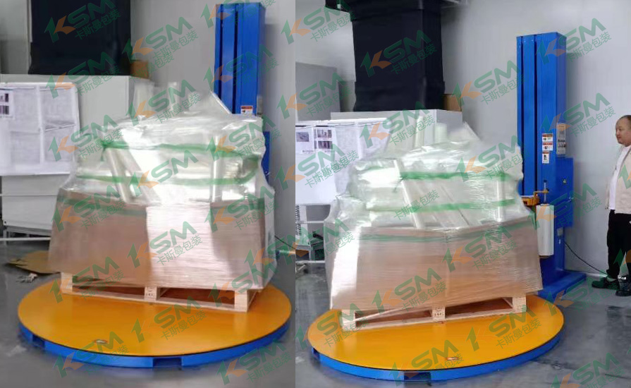卡斯曼電子行業(yè)纏繞機(jī)包裝案例